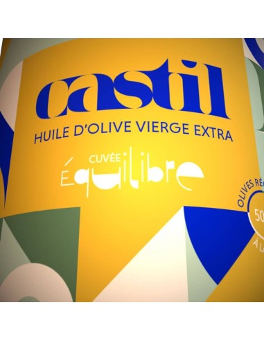 Cuvée Équilibre 50cl profil raffiné - Huile d’olive Castil